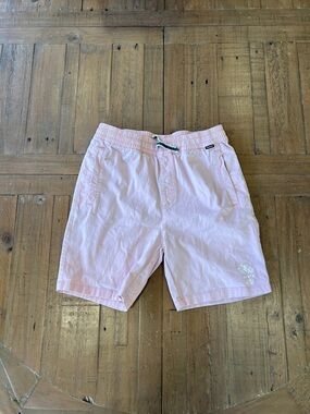 Munster pink flat front pull on shorts size 12